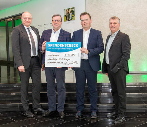 Grünbeck Spendenübergabe