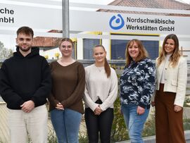 Projekttag Sparkasse bei den Nordschwäbischen Werkstätten