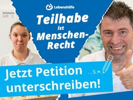 #TeilhabeIstMenschenrecht – Jetzt Petition unterzeichnen!