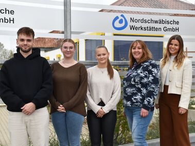 Projekttag Sparkasse bei den Nordschwäbischen Werkstätten