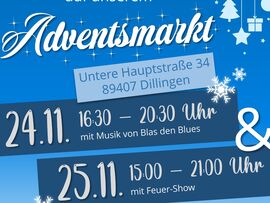 Besuchen Sie uns auf unserem Adventsmarkt vom 24. bis 25.11.2023!