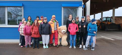 Besuch auf dem Recyclinghof Lauingen Gundelfingen