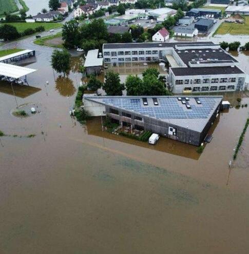 Hochwasser Werkstatt Wertingen