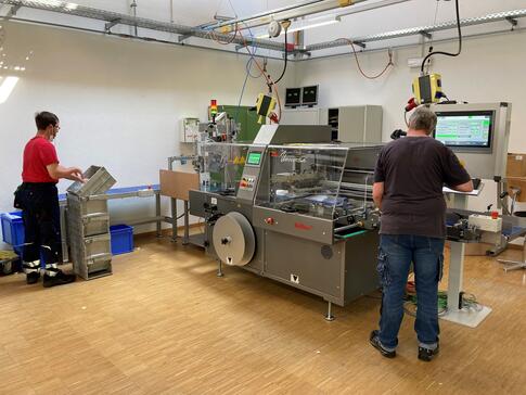 Neuer Einschweißautomat